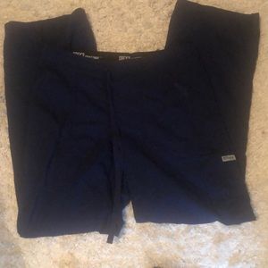 Greys anatomy navy blue scrub bottom